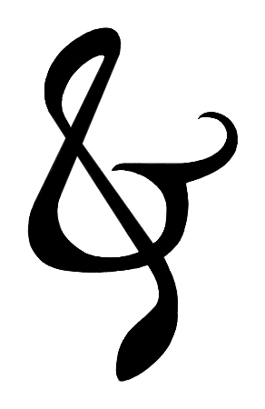 Znak będący połączeniem ampersandu i klucza wiolinowego